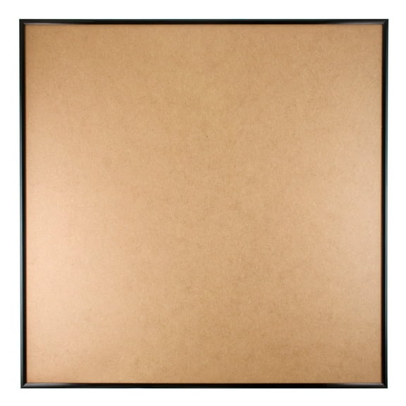 Quadro Frames 24x24 inch Picture Frame, Black, Style P375-3/8 inch Wide Molding