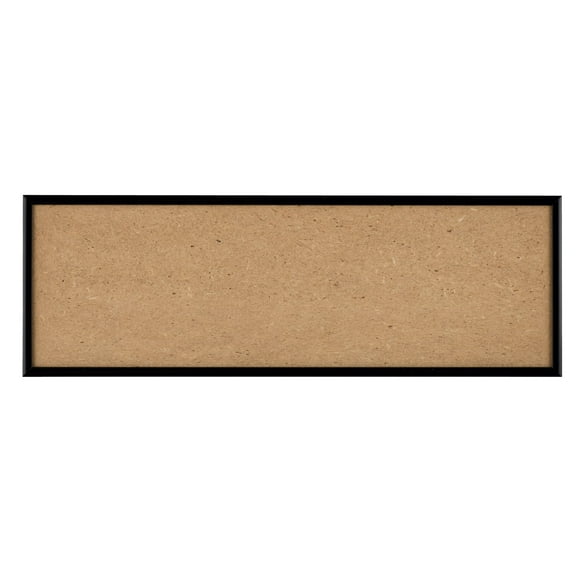 Quadro Frames 6x18 inch Picture Frame, Black, Style P375-3/8 inch Wide Molding