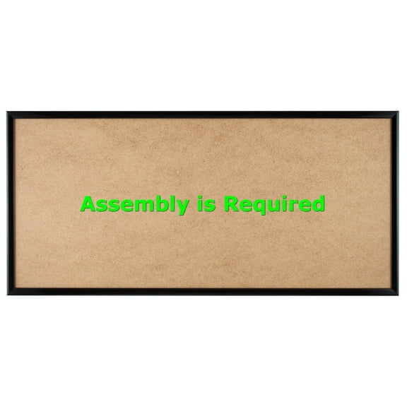 Quadro Frames 8.5x20 inch Picture Frame, Black, Style P375-3/8 inch Wide Molding