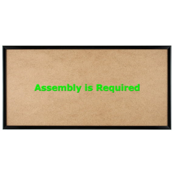 Quadro Frames 8x16 inch Picture Frame, Black, Style P375-3/8 inch Wide Molding