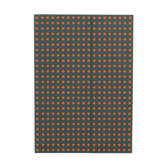 Quadro: Grey on Orange Paper-Oh Quadro B5 Unlined (Hardcover)