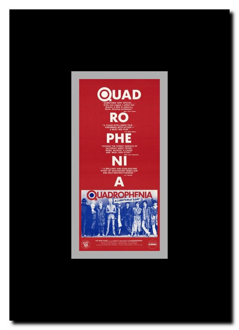 Quadrophenia Framed Movie Poster