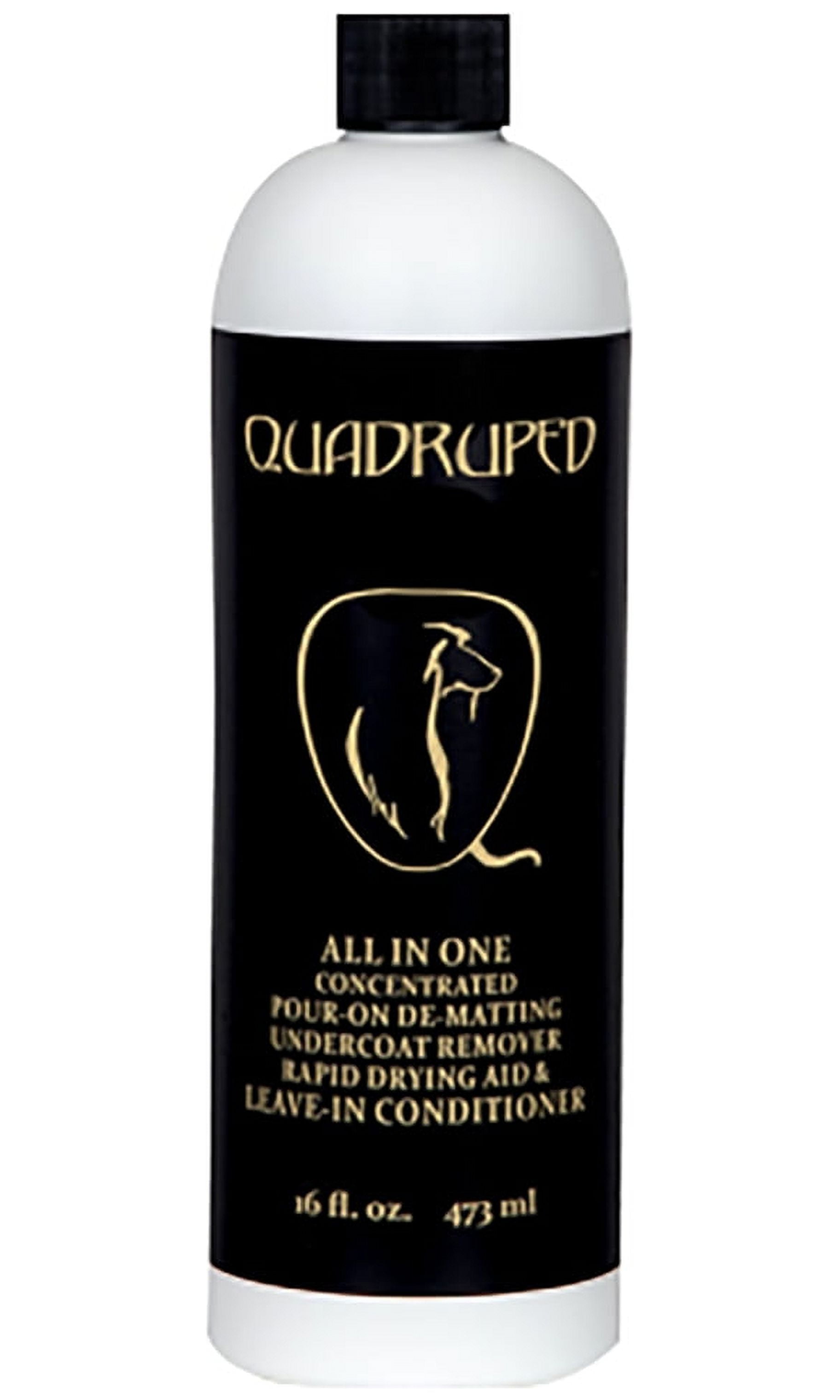 Quadruped All In One Dematting Undercoat Remover Rapid Dry Aid (16 oz.) - Set of 2