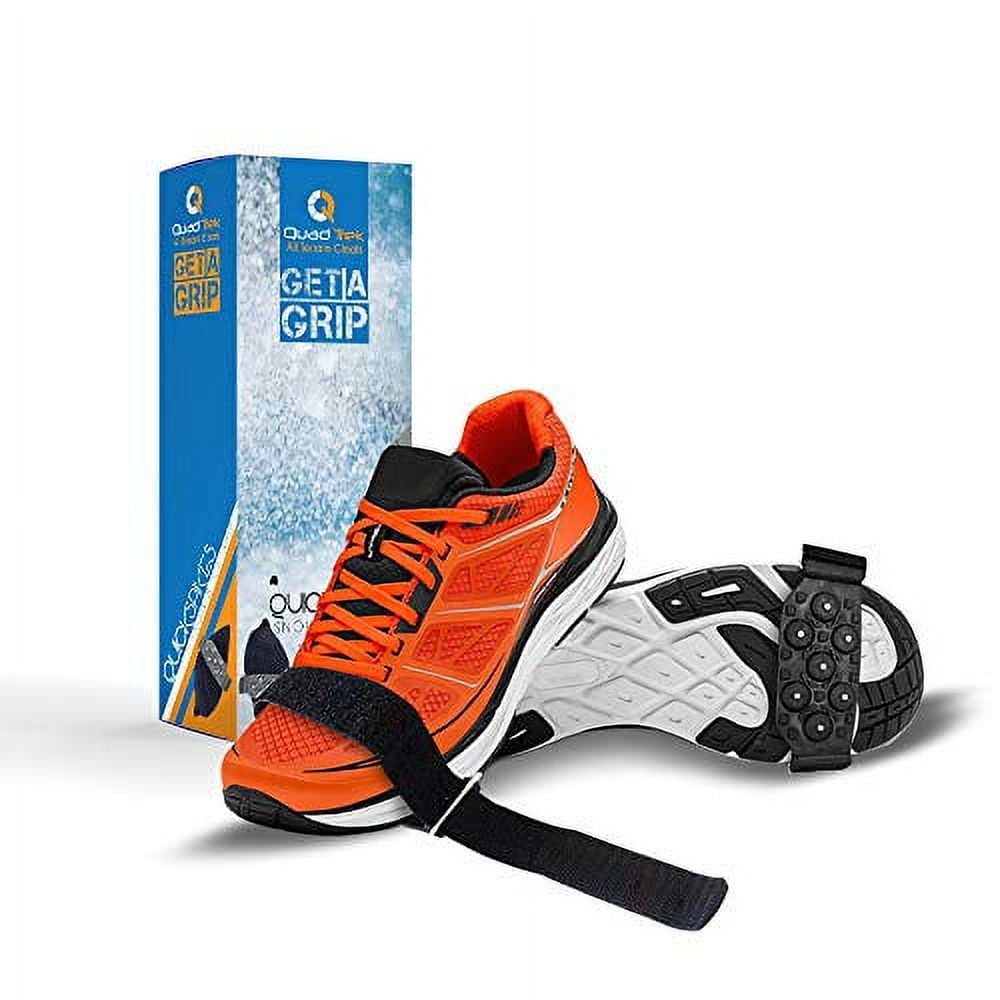 Quadtrek Crampons Quick Strap Traction Cleats Anti Skid Grip Ideal for