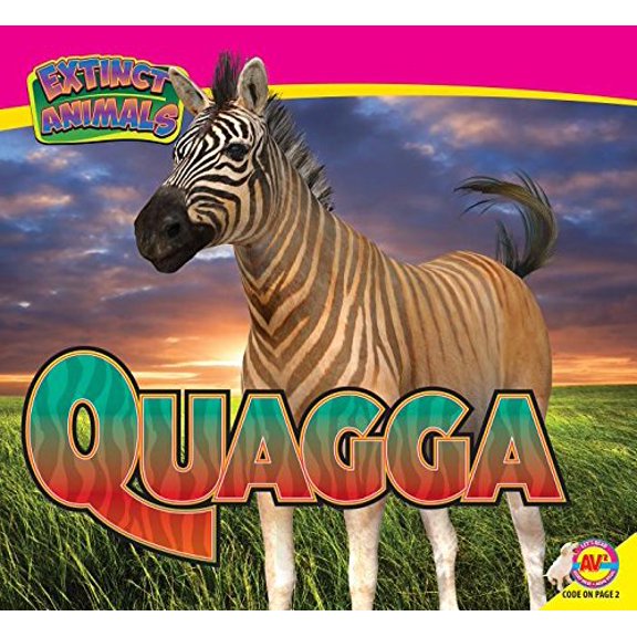 Pre-Owned Quagga Extinct Animals Library Binding Aaron Carr
