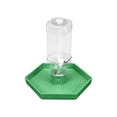 thumbnail image 1 of Quail Feeder and Waterer for Farm,Gravity Auto Poultry Food Dispenser,Dry/Wet Separation,Multi-Functional Water & Feed Container for Chicks,Quails & Small Farm Birds,Green, 1 of 7