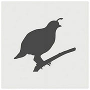 Quail Solid Wall Cookie DIY Craft Reusable Stencil - 11.5 Inch