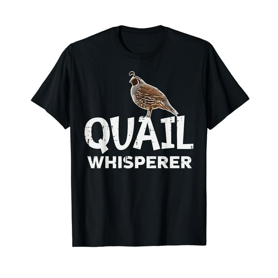 Quail Whisperer Upland Hunting Funny Hunter Men Women Kids T-Shirt