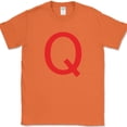 thumbnail image 1 of Quailman T-Shirt Funny Doug Costume TV Show Humor Classic Novelty Text Tee - Orange, S, 1 of 1
