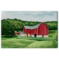 thumbnail image 1 of Quaint Farm Nature and Landscape Wall Art Print Green 30x20, 1 of 5