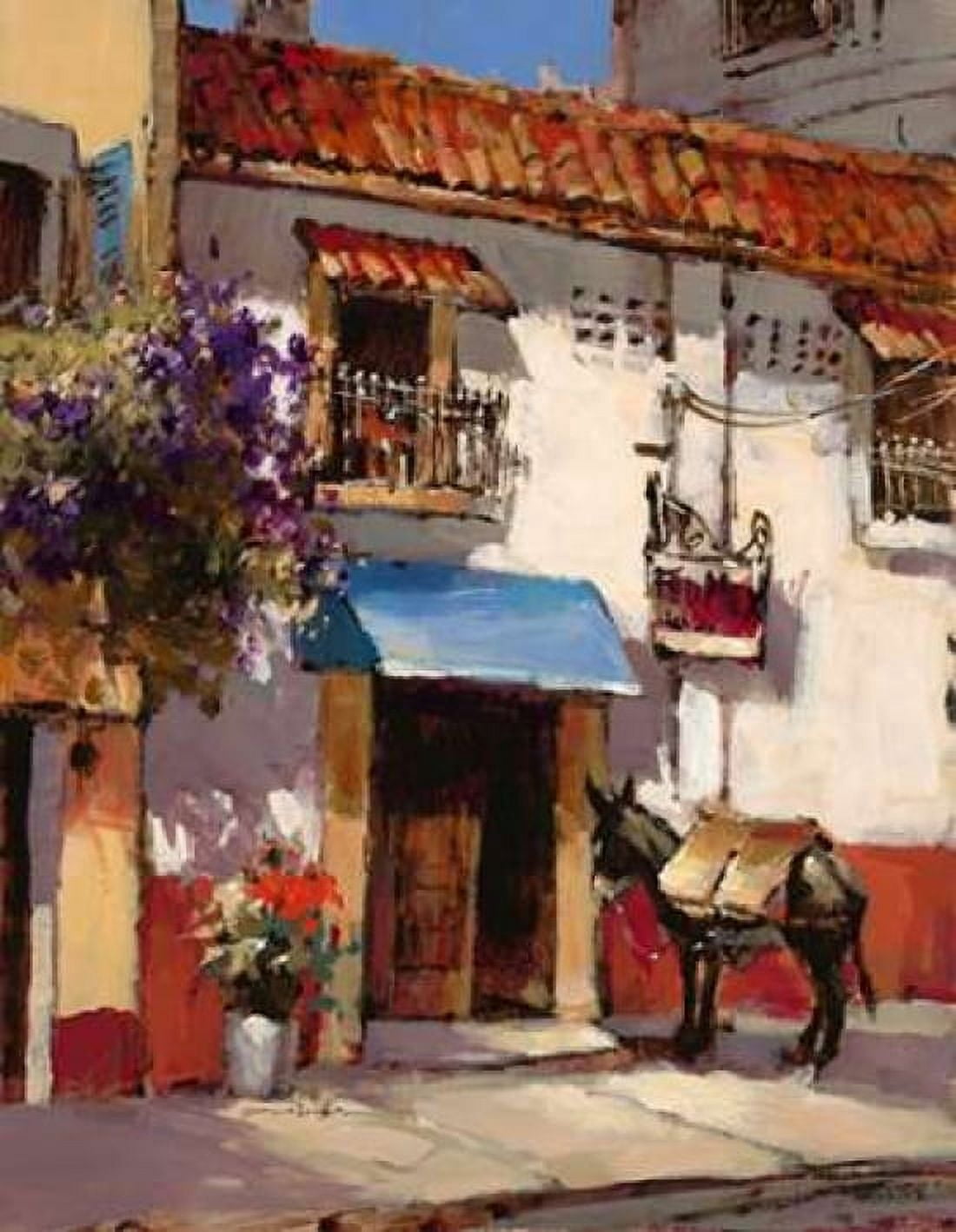 Quaint Village Canvas Art - Brent Heighton (22 x 28)
