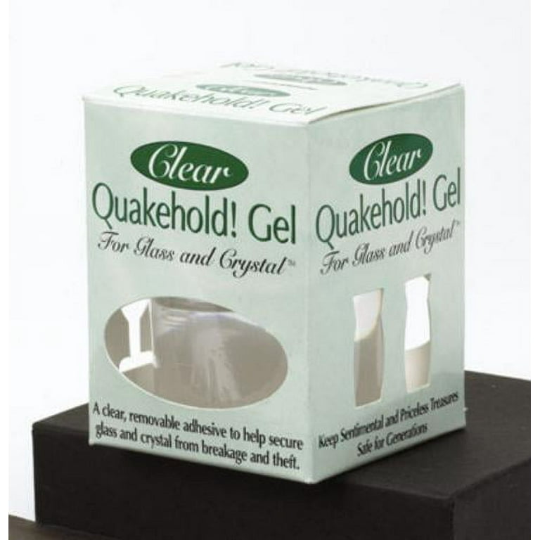 Quake Hold Gel for Glass and Crystal, Clear - 4 oz