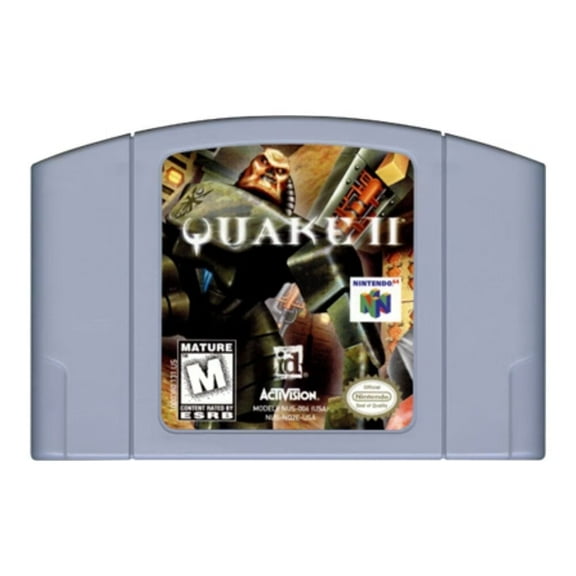 Quake II Games Cartridge Card for N64 US Version