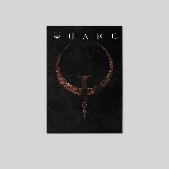 Quake Poster fps Doom Video Game wall Art Print id Software Size 24''x36'' The Orange Shop