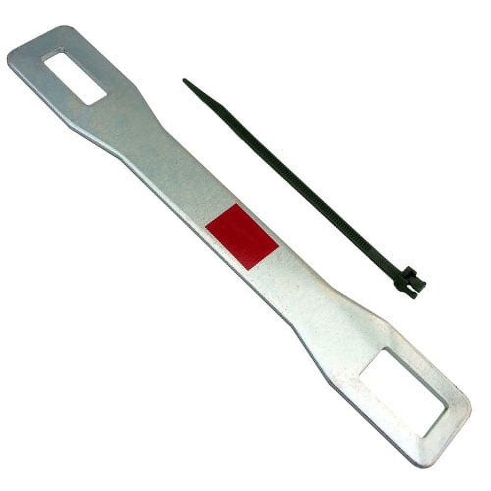 9-Inch Zinc-Plated Steel Emergency Gas Shut-Off Wrench