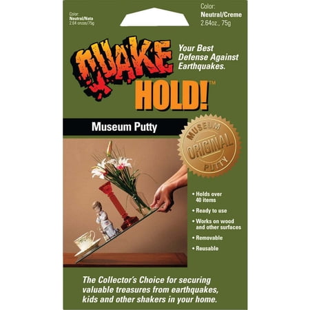 Quakehold! 88111 Museum Putty Neutral 2.64 Oz.