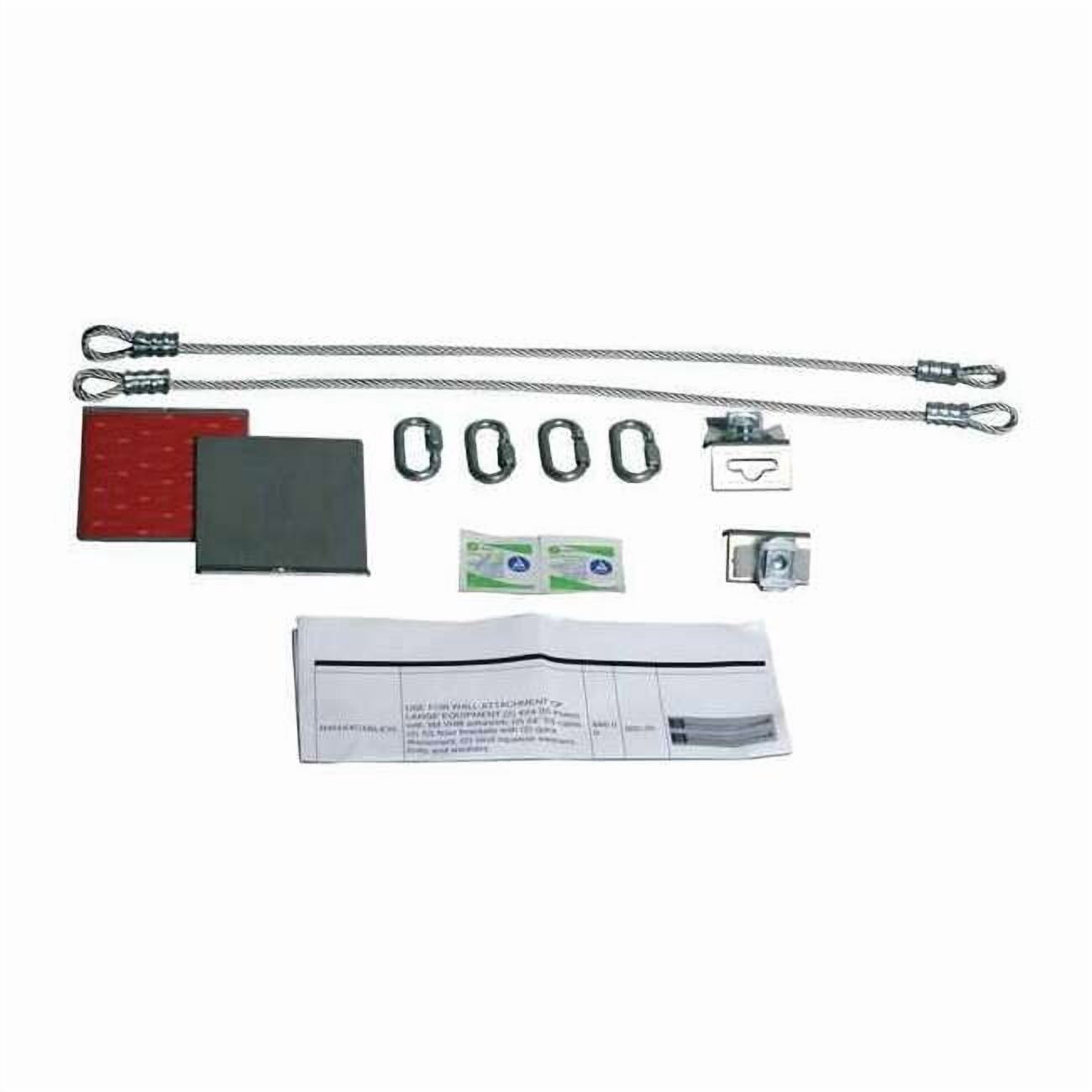 Quakehold! Adhesive Plate Assembly,Wall Bracket RW4X4CABLEXL