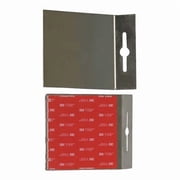 Quakehold! Adhesive Plates,Silver,500 lb. RA4X4