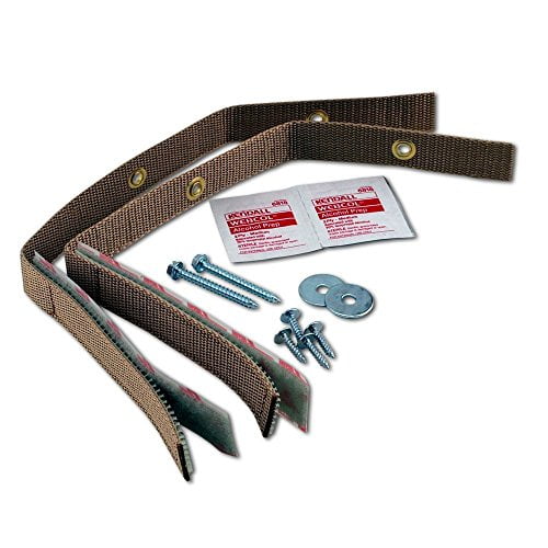 Quakehold! Furniture Strap Kit, Earthquake Fasteners for Disaster Preparedness, Child Proof