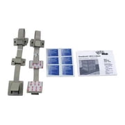 Quakehold! HPLC 3-Stack Fastener Kit,Gray RD.HP.3G.1