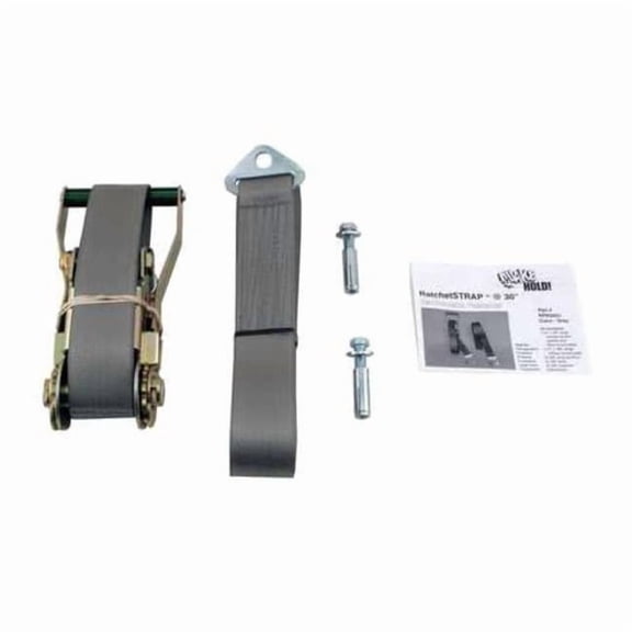 Ratchet Strap,30 In,Gray RF.R30.G.1