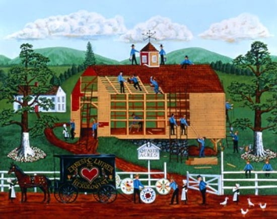 Quaker Acres Canvas Art - Joseph Holodook (24 x 19)