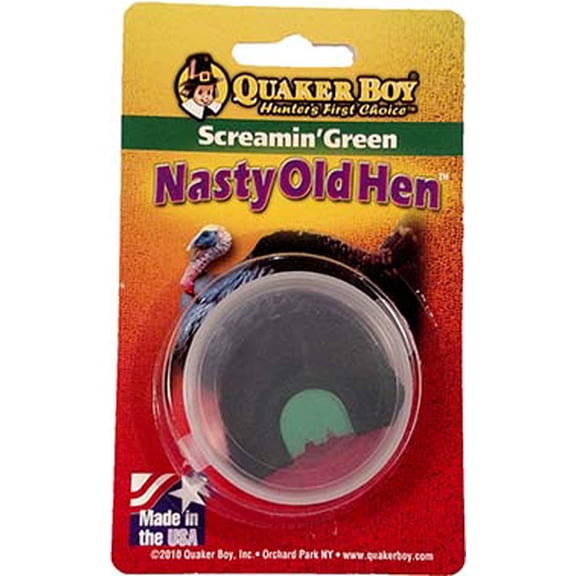 Quaker Boy Screamin' Green Nasty Old Hen Turkey Call