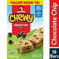 thumbnail image 1 of Quaker Chewy Chocolate Chip Granola Bars 18 Count, 0.84 oz Bars(Pack of 1), 1 of 1