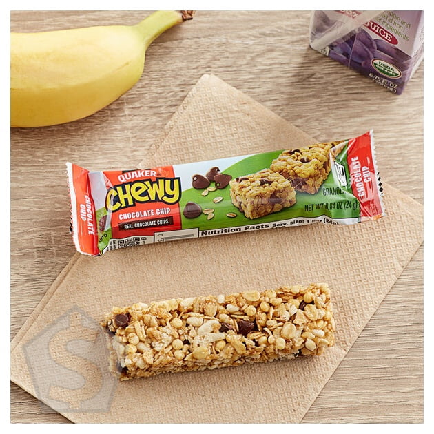 Quaker Chewy Chocolate Chip Granola Bars 8-Pack - 12/Case