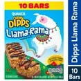 thumbnail image 1 of Quaker Chewy Dipps Llama Rama Granola Bars, 10 Pack, 1 of 9