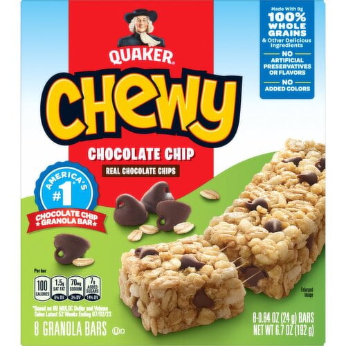 Quaker Chewy Granola Bars Chocolate Chip