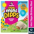 thumbnail image 1 of Quaker Chewy Mini Dipps Birthday Blast, 12 count, 1 of 10