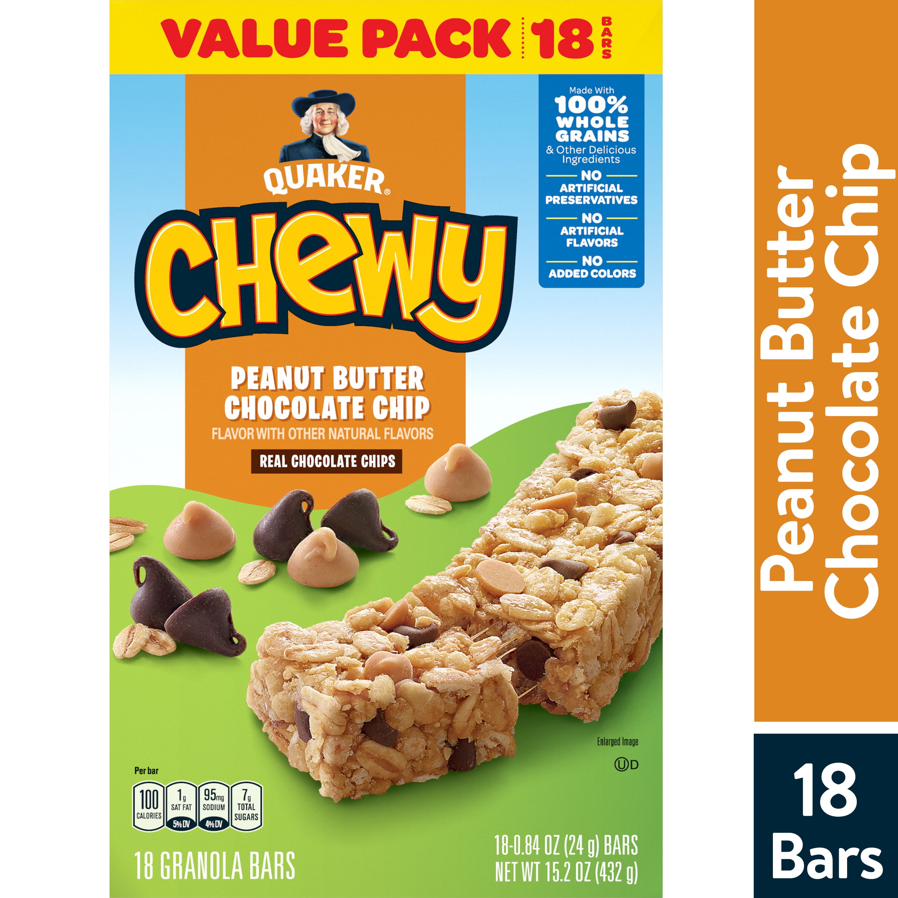 Quaker Chewy Granola Bars Barcode