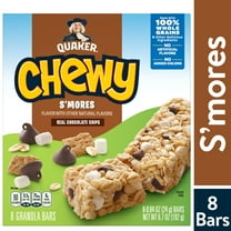 Quaker Chewy S'mores Granola Bars, 0.84 oz 8 Count