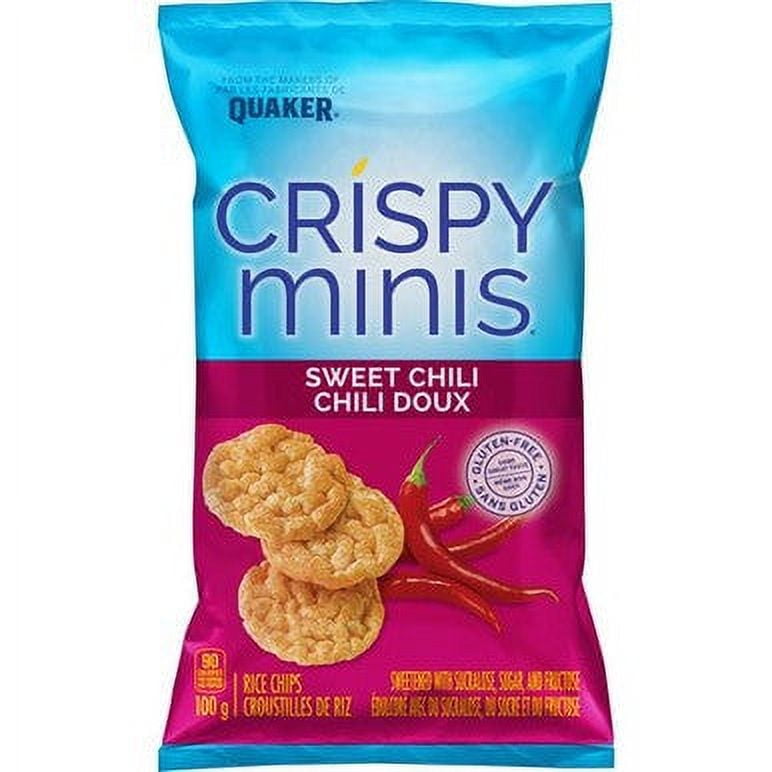 Quaker Crispy Minis Rice Chips Sweet Chili 100g/3.5 oz.