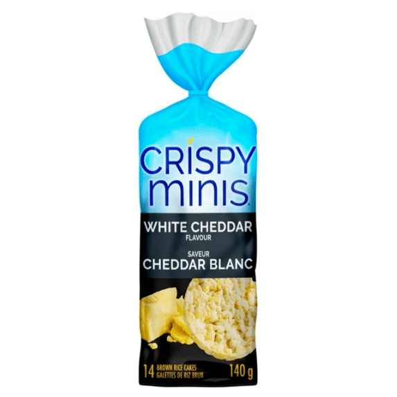 Quaker Crispy Minis White Cheddar Rice Cakes 140g
