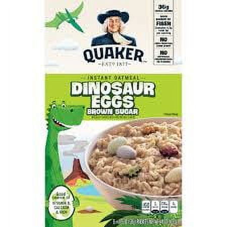 Quaker Dinosaur Eggs Instant Oatmeal (Pack of 3)