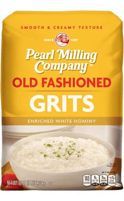 Quaker Grits Pearl Milling (Aunt Jemima) Old Fashioned Bag 80 oz bag, 5 Pound (Pack of 1) HW14