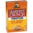 thumbnail image 1 of Quaker Harvest Crunch Protein Oat, Honey and Almond Cereal, 325g, 1 of 8