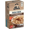 thumbnail image 1 of Quaker, High Fiber Instant Oatmeal, Maple Brown Sugar, 8 Count ( Pack of 2 ), 1 of 4