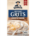 thumbnail image 1 of Quaker Instant Grits, Bacon, 9.8 oz Box, 1 of 8