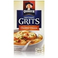 thumbnail image 1 of Quaker Instant Grits Cheddar OIF8&nbsp;Cheese Flavor 12 1-oz Packs (2 Boxes), 1 of 3