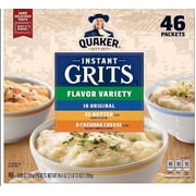 Quaker Instant Grits Variety 0.98 Oz, 46 Count