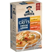 Quaker Instant Grits Variety Pack 9.8 oz Paperboard Box, 10 Packets
