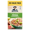 thumbnail image 1 of Quaker, Instant Oatmeal, Apple & Cinnamon, 1.51 oz, 20 Packets, 1 of 13