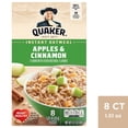 thumbnail image 1 of Quaker Instant Oatmeal Apple Cinnamon - 8ct/12.1oz, 1 of 5