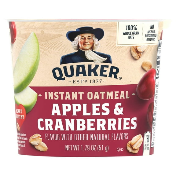 Quaker Instant Oatmeal Apples & Cranberries
