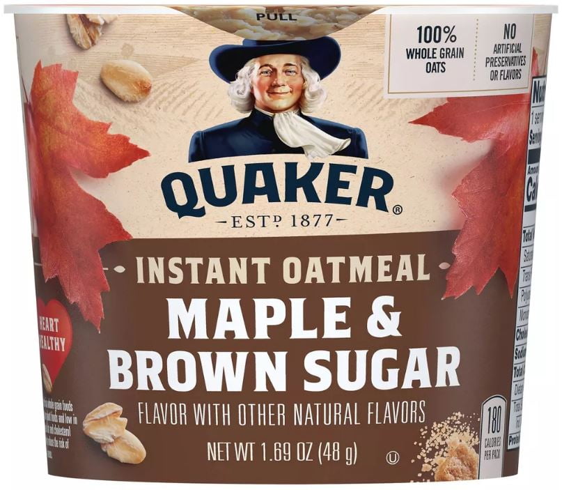 Protein Instant Oatmeal Cup - Maple and Brown Sugar