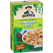 Quaker Instant Oatmeal, Dinosaur Eggs & Brown Sugar, 1.76 oz, 8 Packets