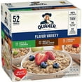 thumbnail image 1 of Quaker Instant Oatmeal Flavor Variety, 1.51 oz. Packages (Pack of 52), 1 of 1